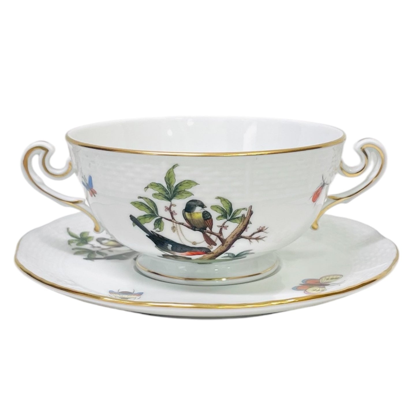 Herend Rothschild Soup cup and Saucer