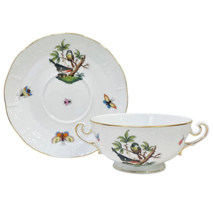 Herend Rothschild Soup cup and Saucer