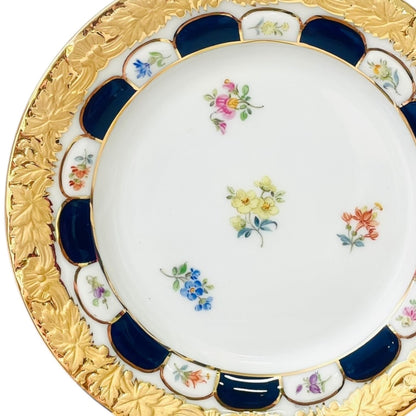 Meissen Royal X-Form Bread & Butter Plate Gold, 14 cm