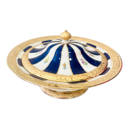 Meissen Strewn Flowers Bowl with Lid