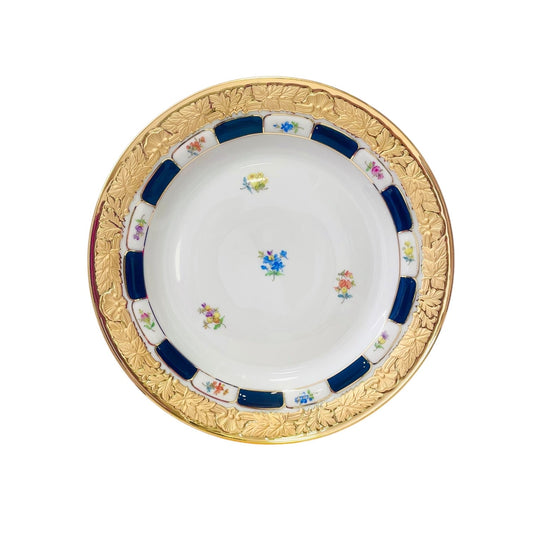 Meissen Royal X-Form Dinner Plate Gold, 22,5 cm