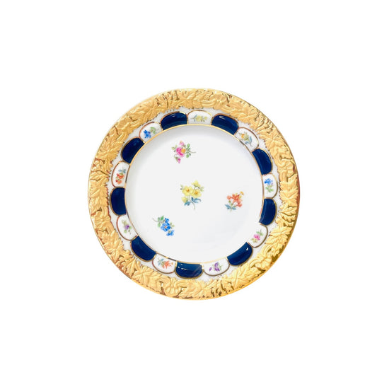 Meissen Royal X-Form Bread & Butter Plate Gold, 14 cm