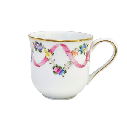 Herend Ribbon Flower Pink Mug