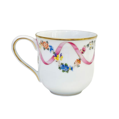 Herend Ribbon Flower Pink Mug