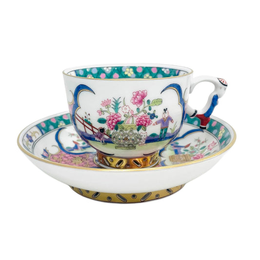 Herend Chinoiserie Emperor Teacup & Saucer