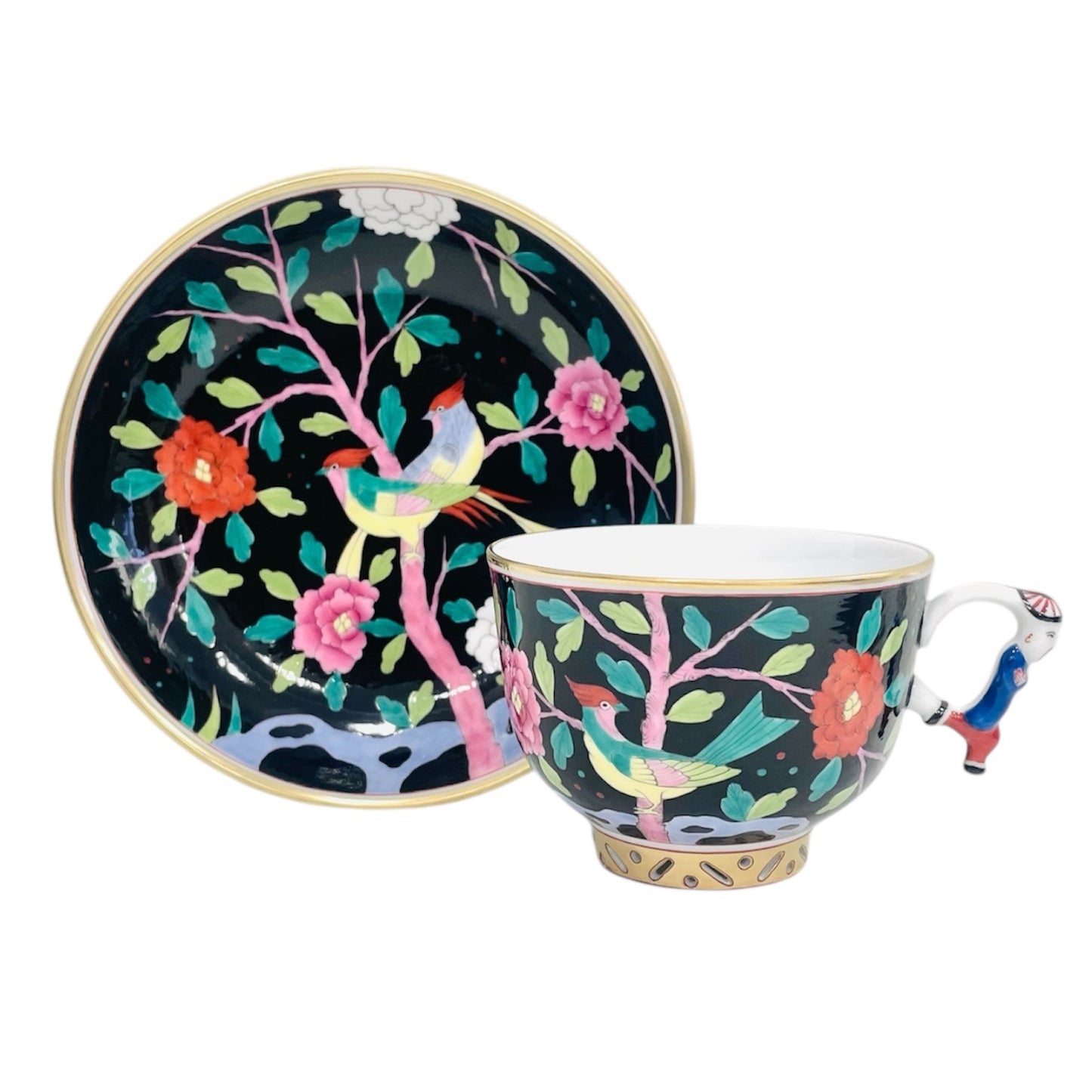 Herend Macao Teacup & Saucer