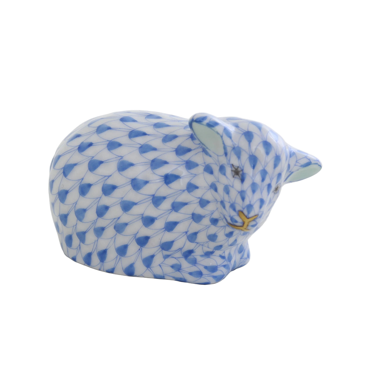 Herend Lamb Fishnet Figurine