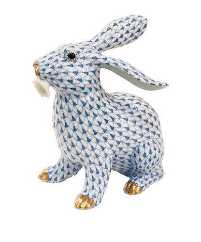 Herend Bunny with Daisy Figurine