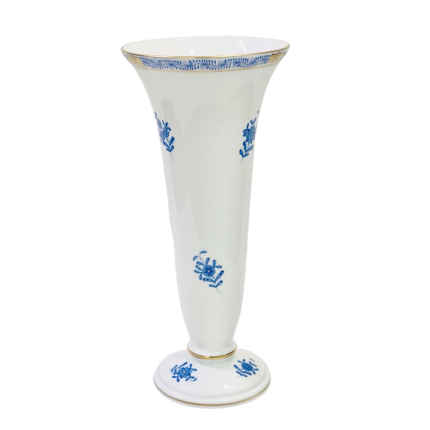 Herend Apponyi Blue Vase 23cm