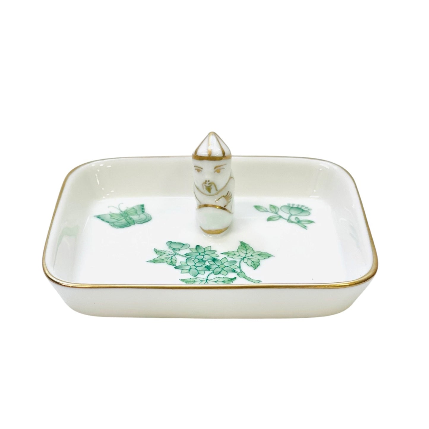 Herend Apponyi Little Dish with Mandarin Man