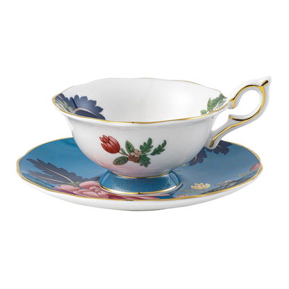 Wedgwood Wonderlust Sapphire Garden Teacup and Saucer