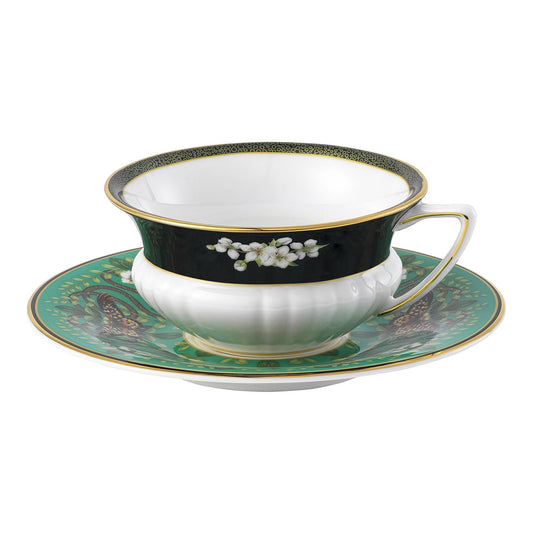 Wedgwood Wonderlust Emerald Forest Teacup and Saucer