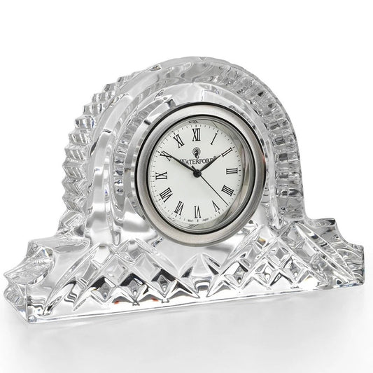 Waterford Crystal Lismore Heritage Large Cottage Clock