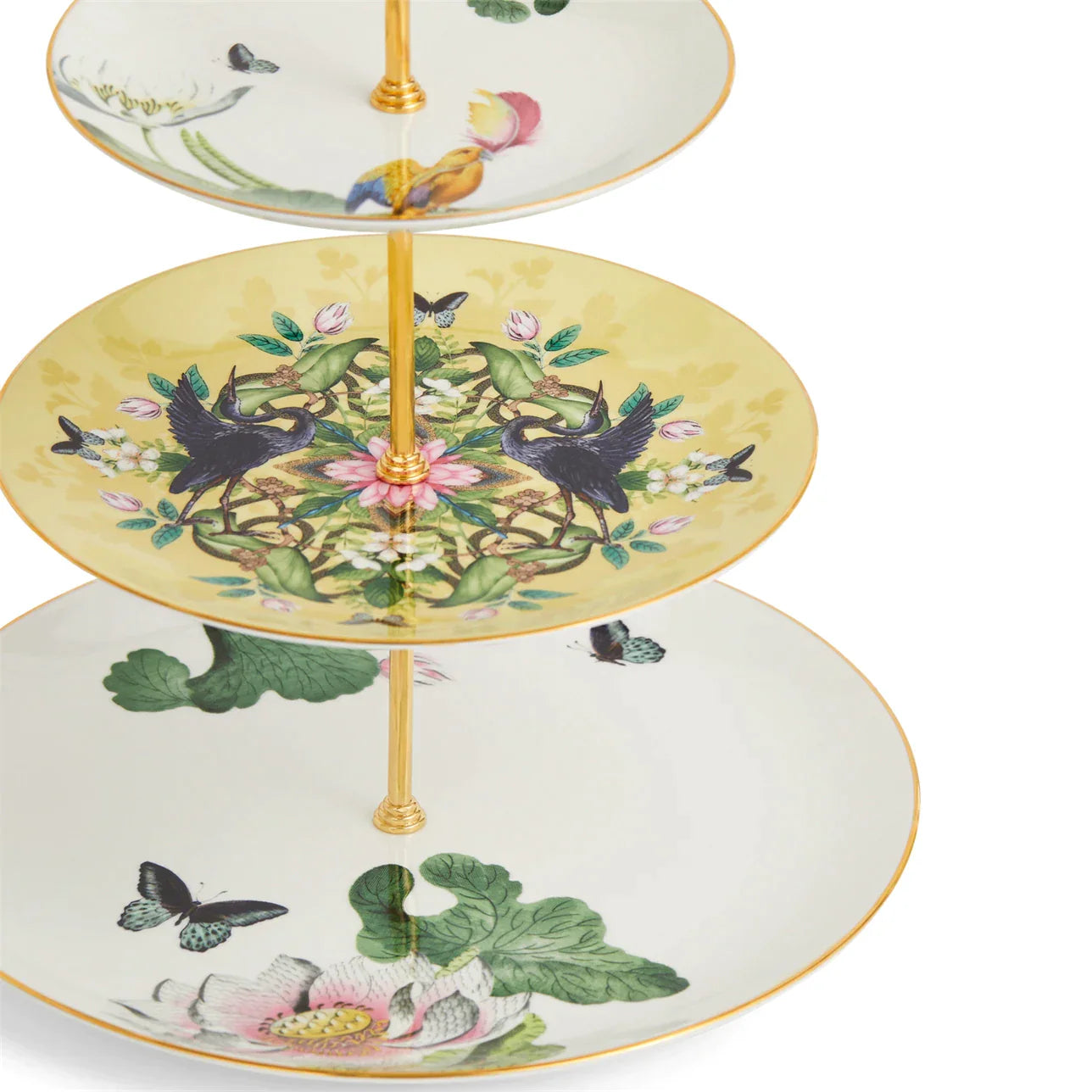 Wedgwood Wonderlust Waterlily 3 Tier Cake Stand