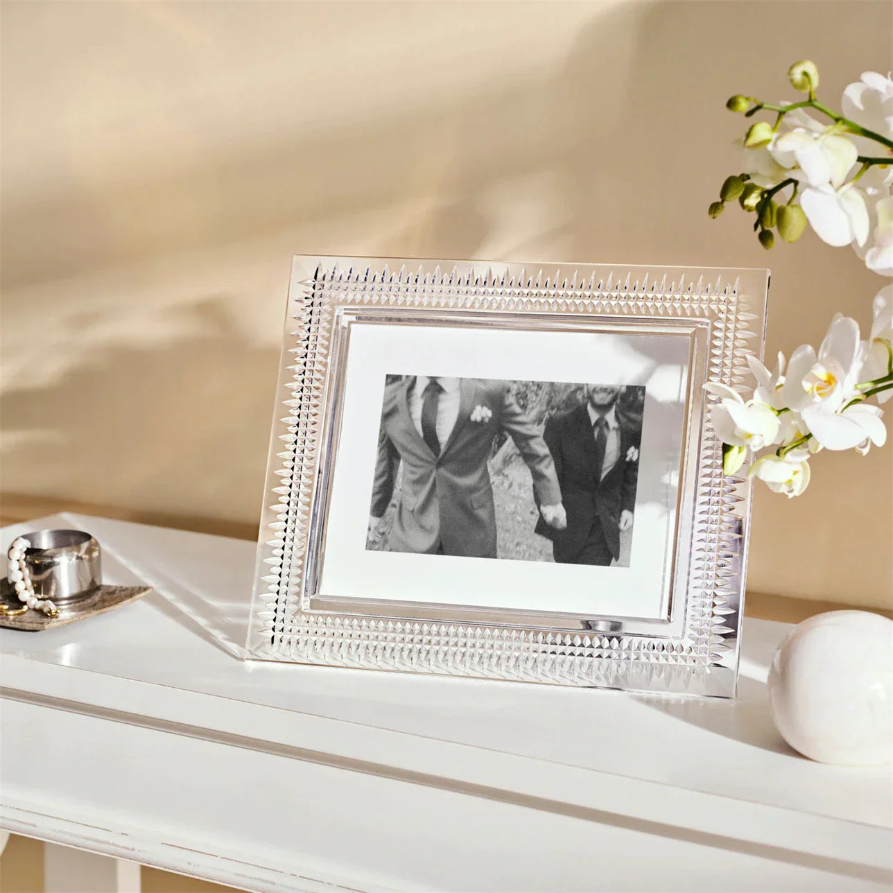 Waterford Crystal Lismore Diamond Picture Frame 8x10 in