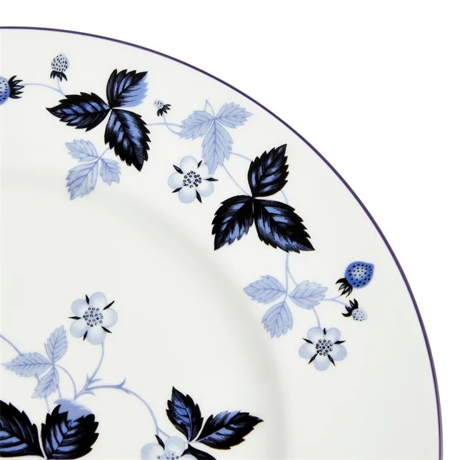 Wedgwood Wild Strawberry Inky Blue Dinner Plate