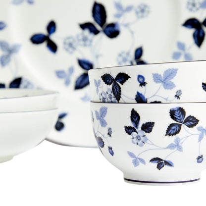 Wedgwood Wild Strawberry Inky Blue 8 Piece Dinnerware Set