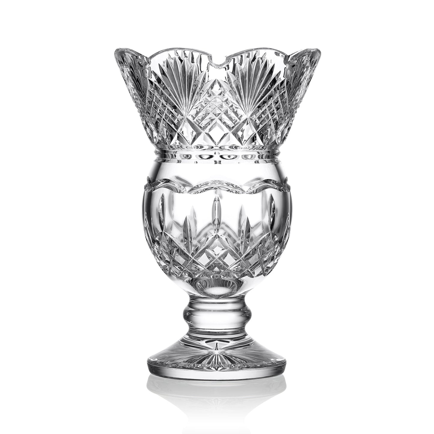 Waterford Crystal Lismore Thistle Vase 32.5cm