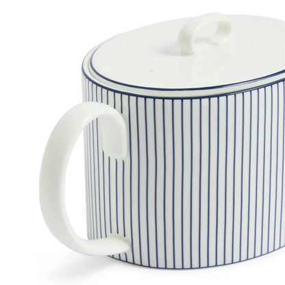 Wedgwood Gio Pinstripe Teapot White