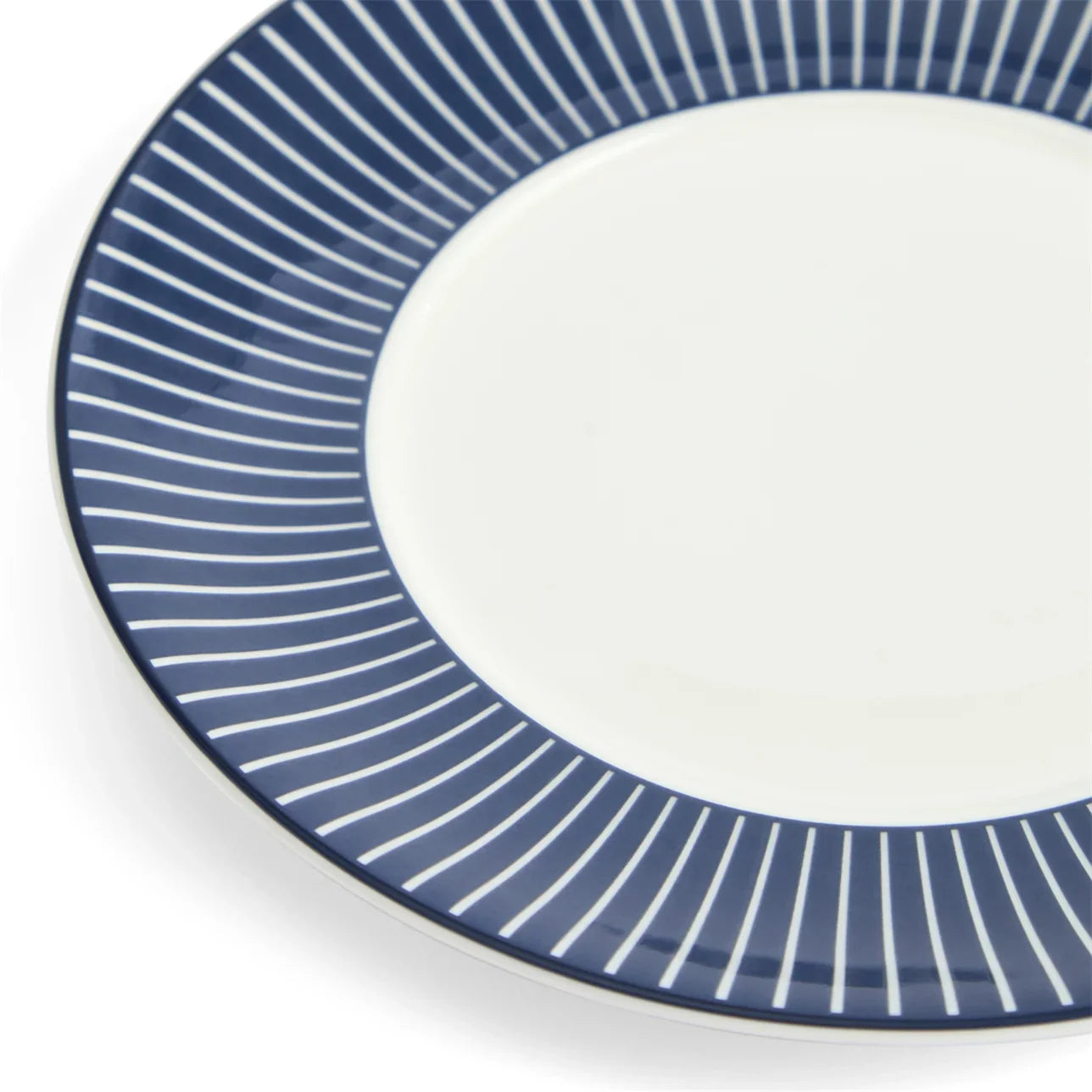 Wedgwood Gio Pinstripe Teacup and Saucer Blue
