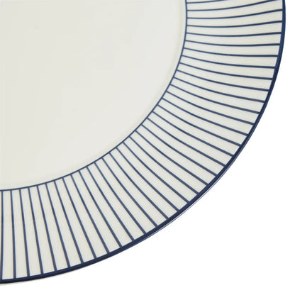 Wedgwood Gio Pinstripe Plate White 23 cm