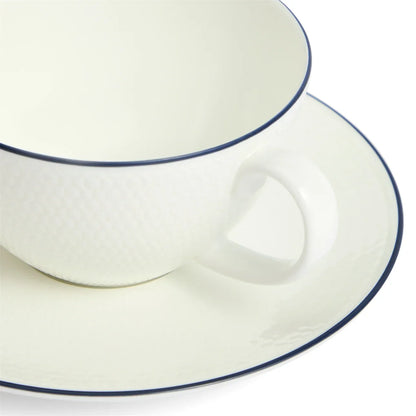 Wedgwood Gio Blue Teacup & Saucer