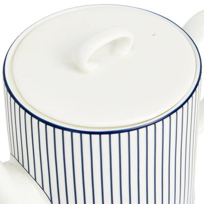 Wedgwood Gio Pinstripe Small Teapot White