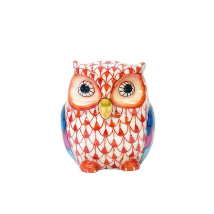 Herend Owlet Fishnet Figurine