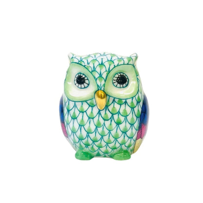 Herend Owlet Fishnet Figurine