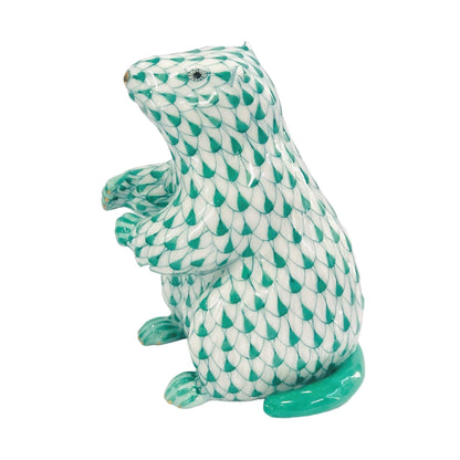 Herend Marmot Fishnet Figurine