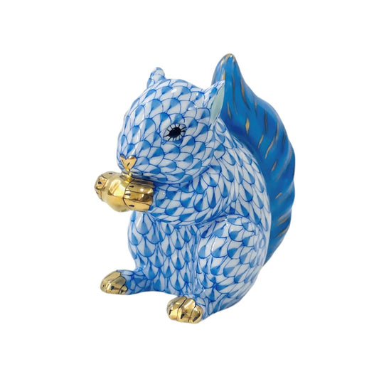 Herend Baby Squirrel Fishnet Figurine