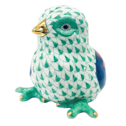 Herend Baby Chick Fishnet Figurine