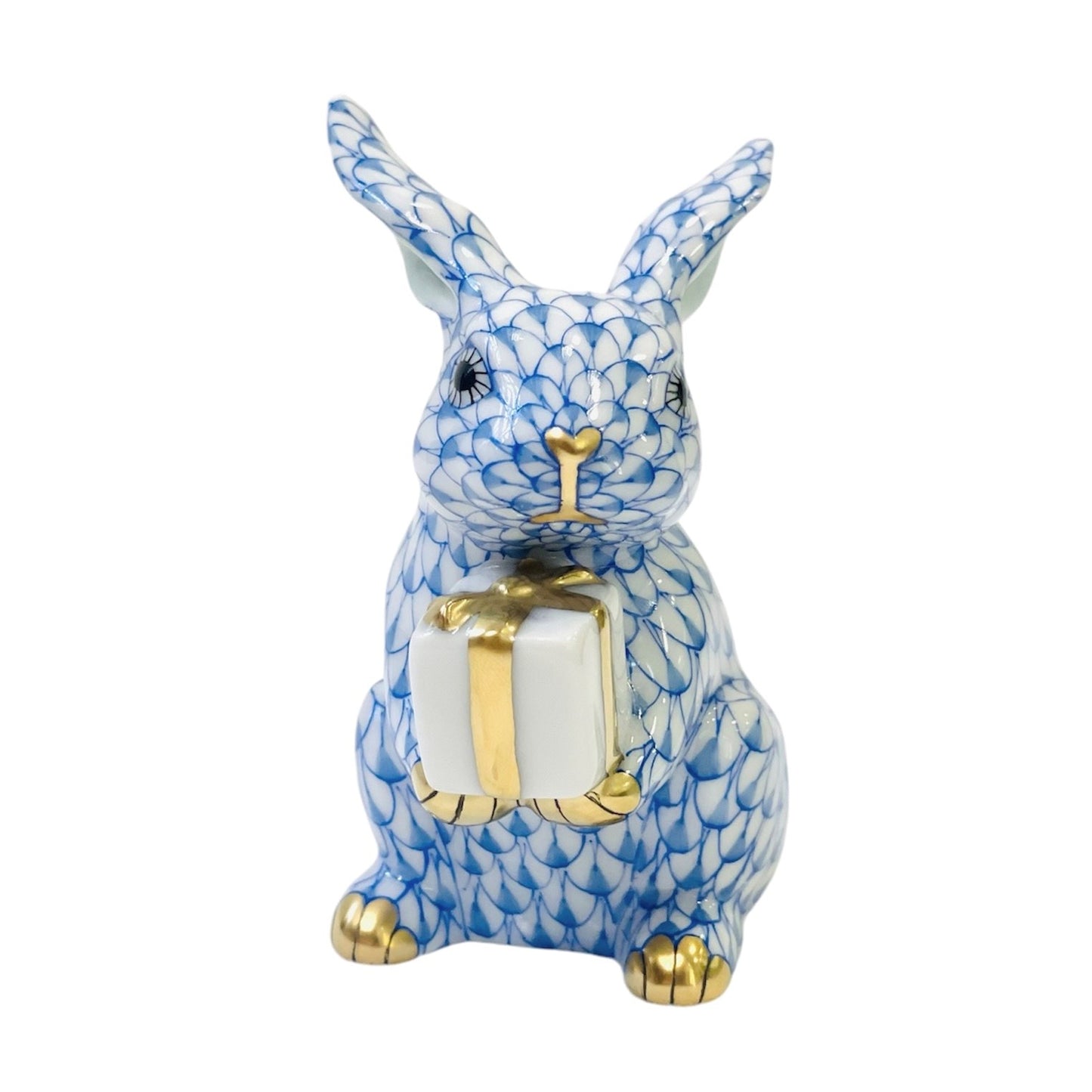 Herend Celebration Bunny Fishnet Figurine