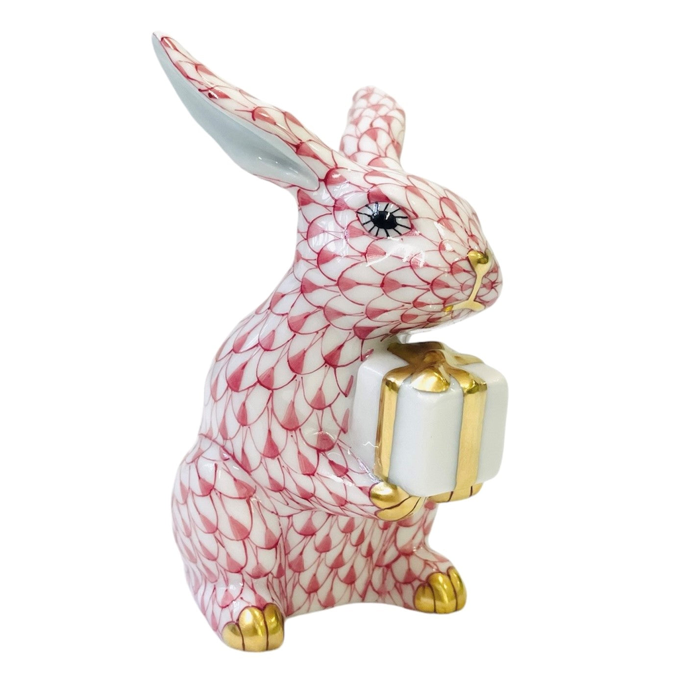 Herend Celebration Bunny Fishnet Figurine