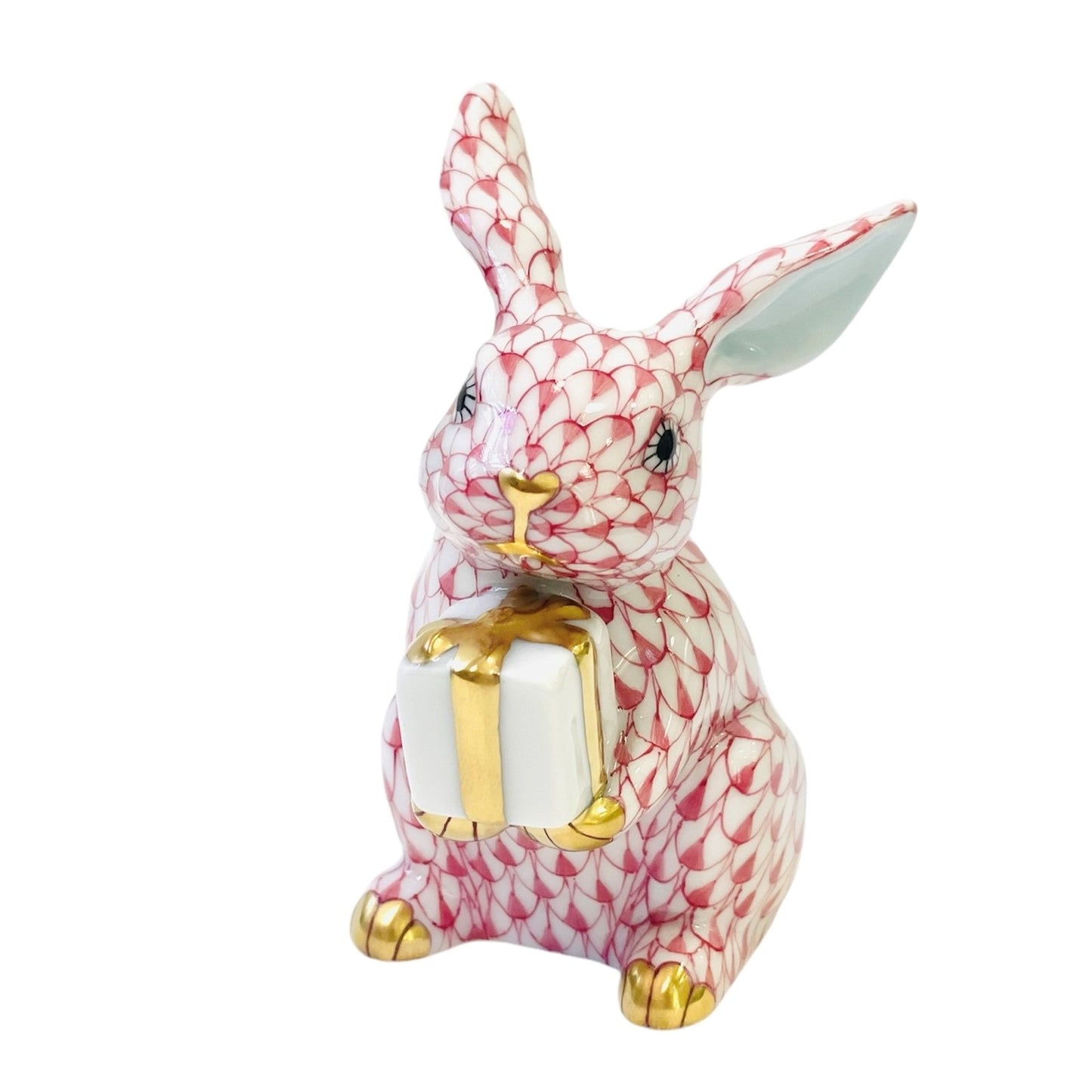 Herend Celebration Bunny Fishnet Figurine