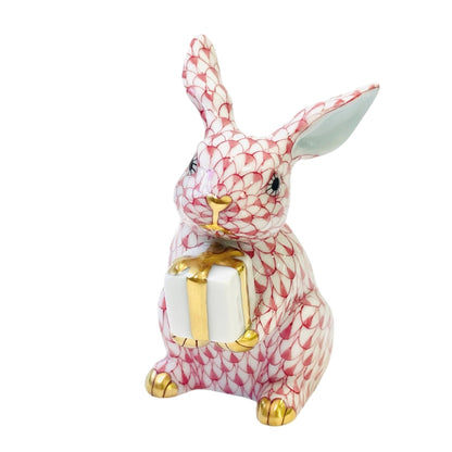 Herend Celebration Bunny Fishnet Figurine