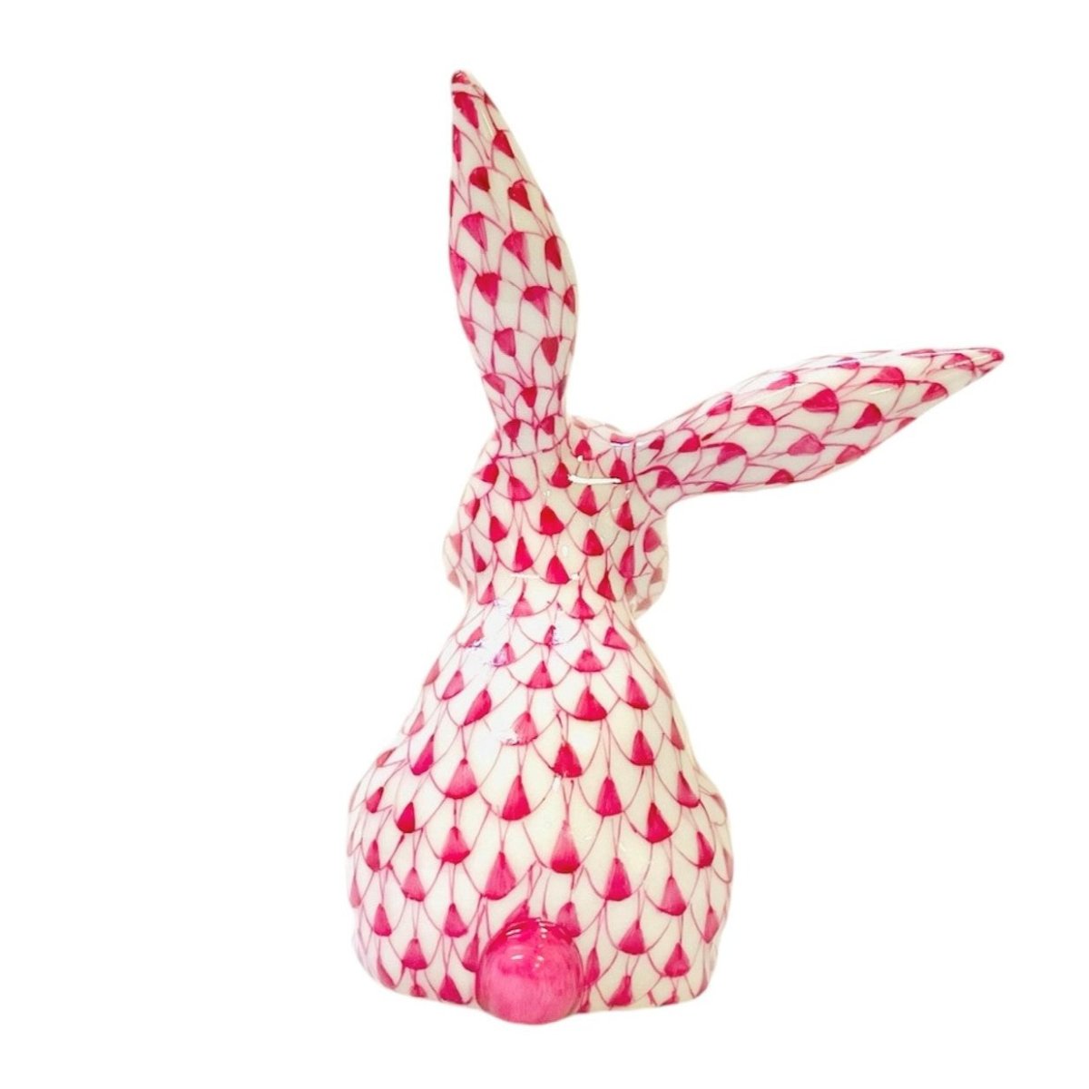 Herend Funny Rabbit Fishnet Figurine