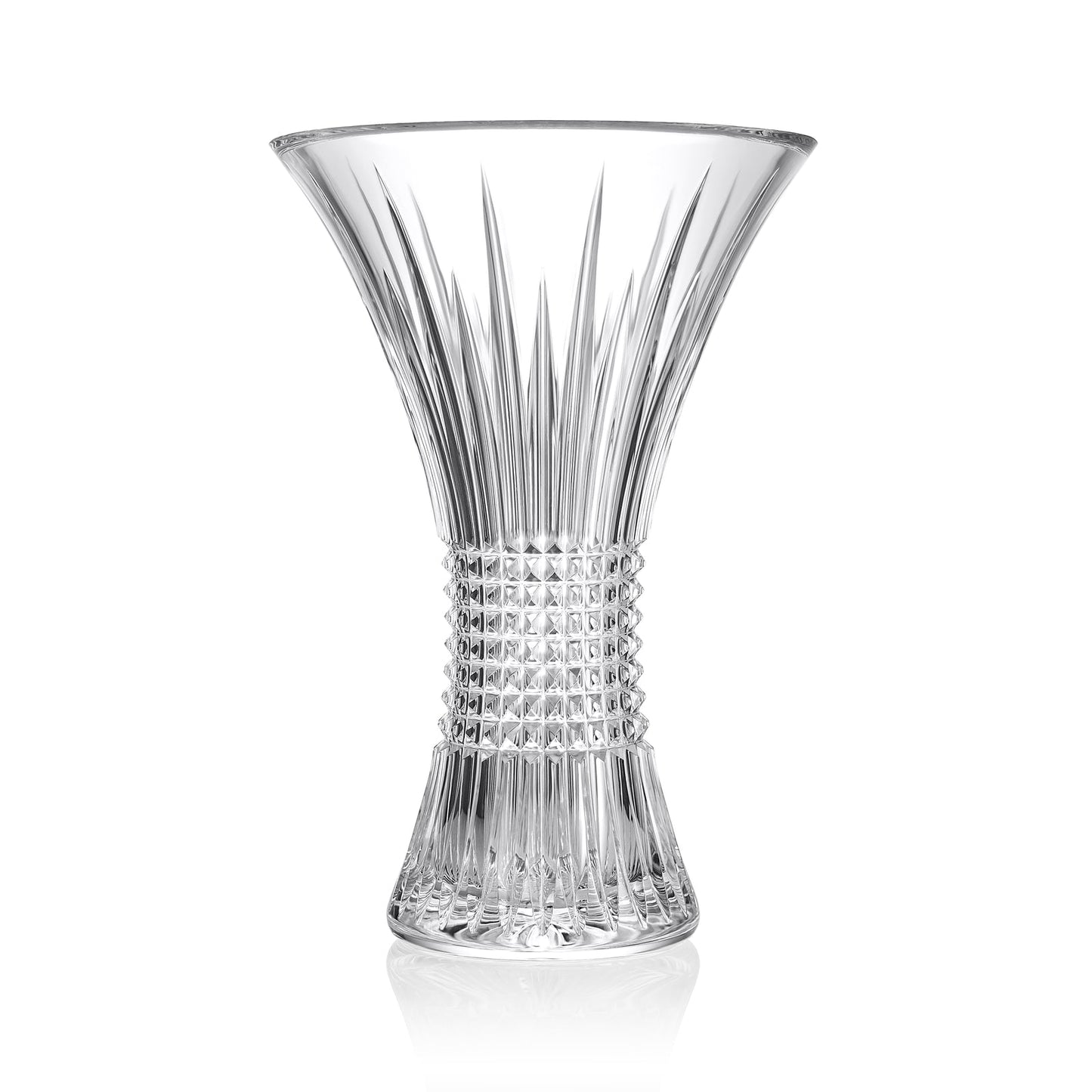 Waterford Crystal Lismore Diamond Anniversary Vase 35cm