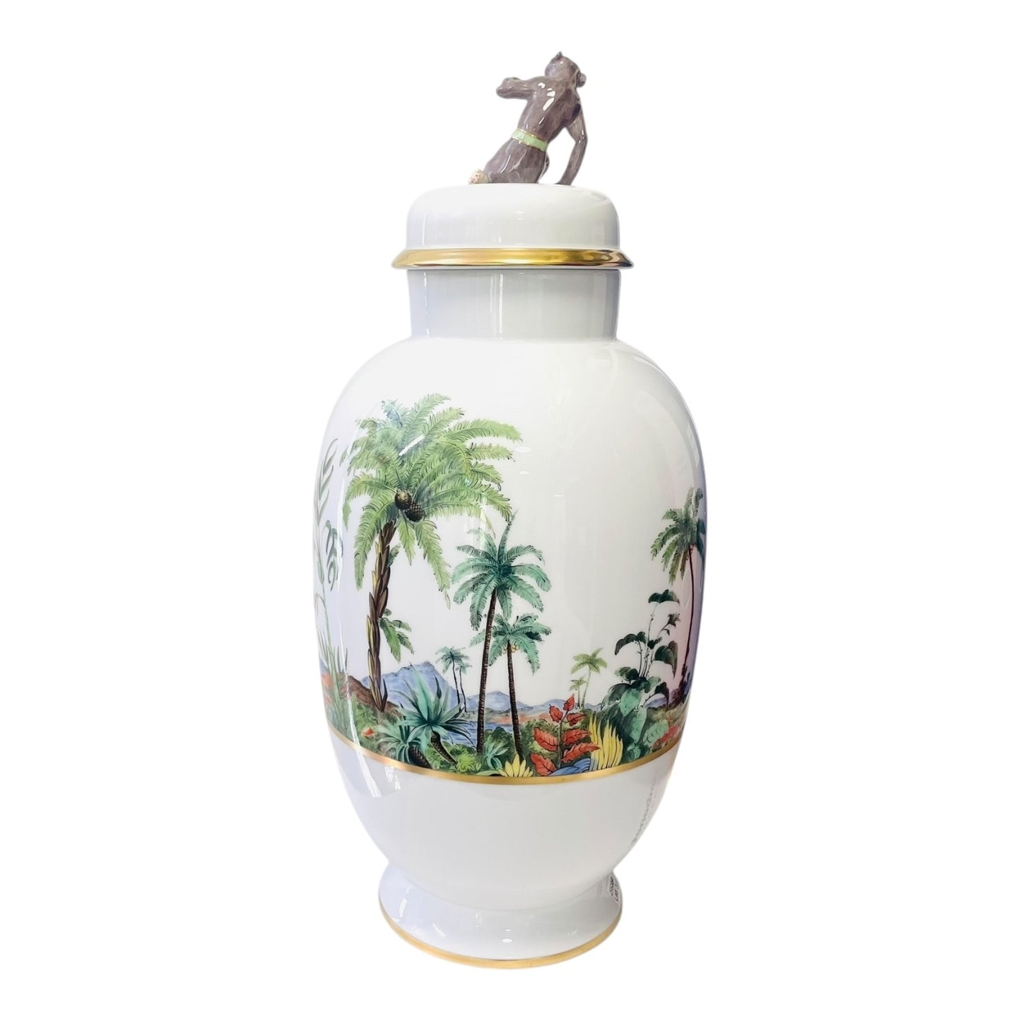 Meissen African Fascination Jungle Lidded Vase - Limited Edition of 50