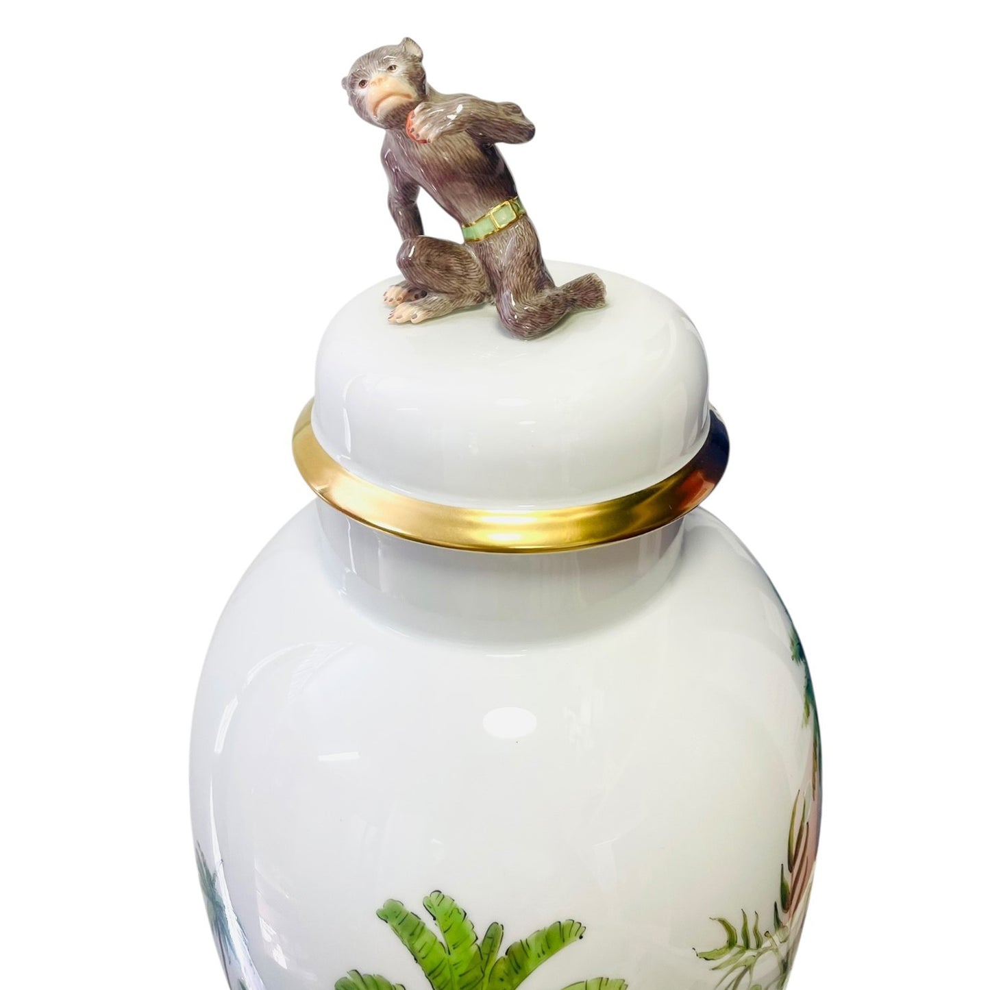 Meissen African Fascination Jungle Lidded Vase - Limited Edition of 50