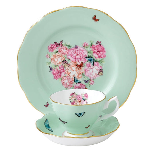 Royal Albert Miranda Kerr Blessings 3 Piece Set - Plate, Teacup & Saucer