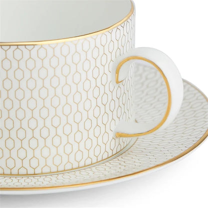 Wedgwood Gio Gold Teacup & Saucer