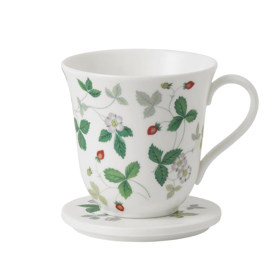 Wedgwood Wild Strawberry Lidded Mug