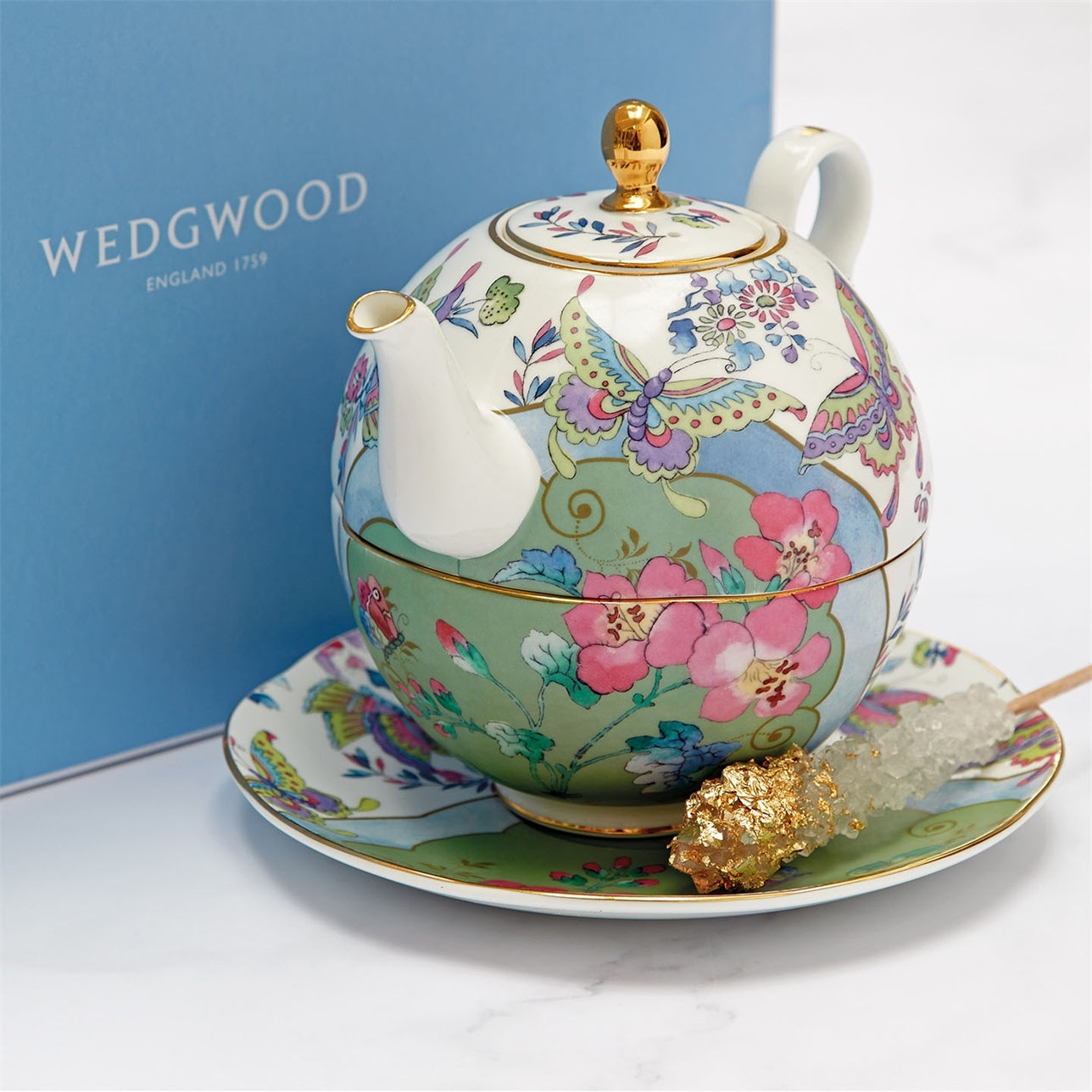 Wedgwood Butterfly Bloom Tea for One