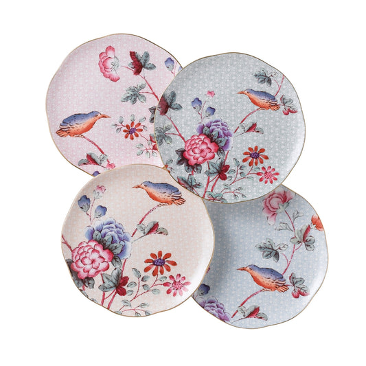 Wedgwood Cuckoo Tea Plates 21cm, Set of 4