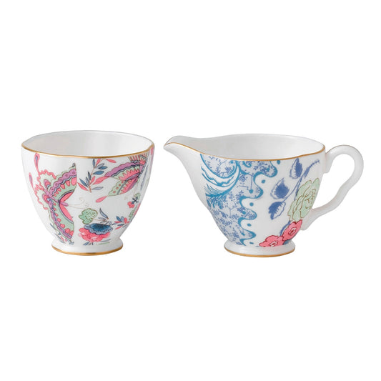 Wedgwood Butterfly Bloom Cream & Sugar