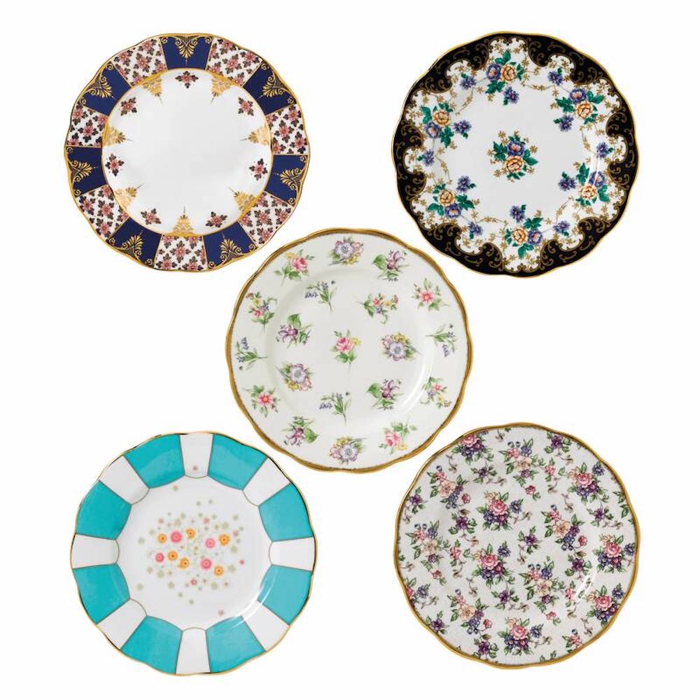Royal Albert 100 Years of Royal Albert 5 Piece Plate Set (1900-1940)