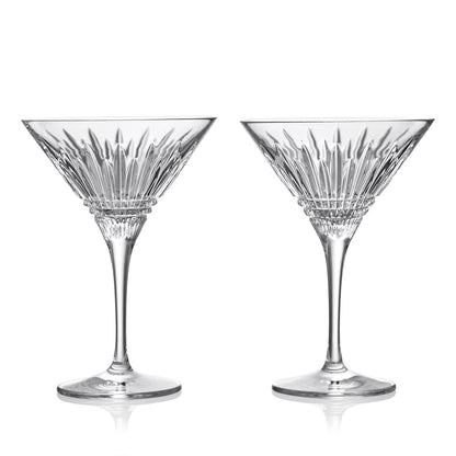 Waterford Crystal Lismore Diamond Martini Glass, Set of 2