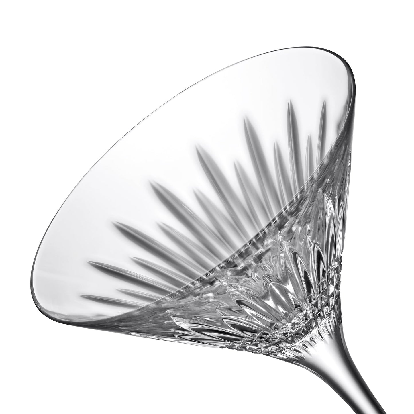 Waterford Crystal Lismore Diamond Martini Glass, Set of 2
