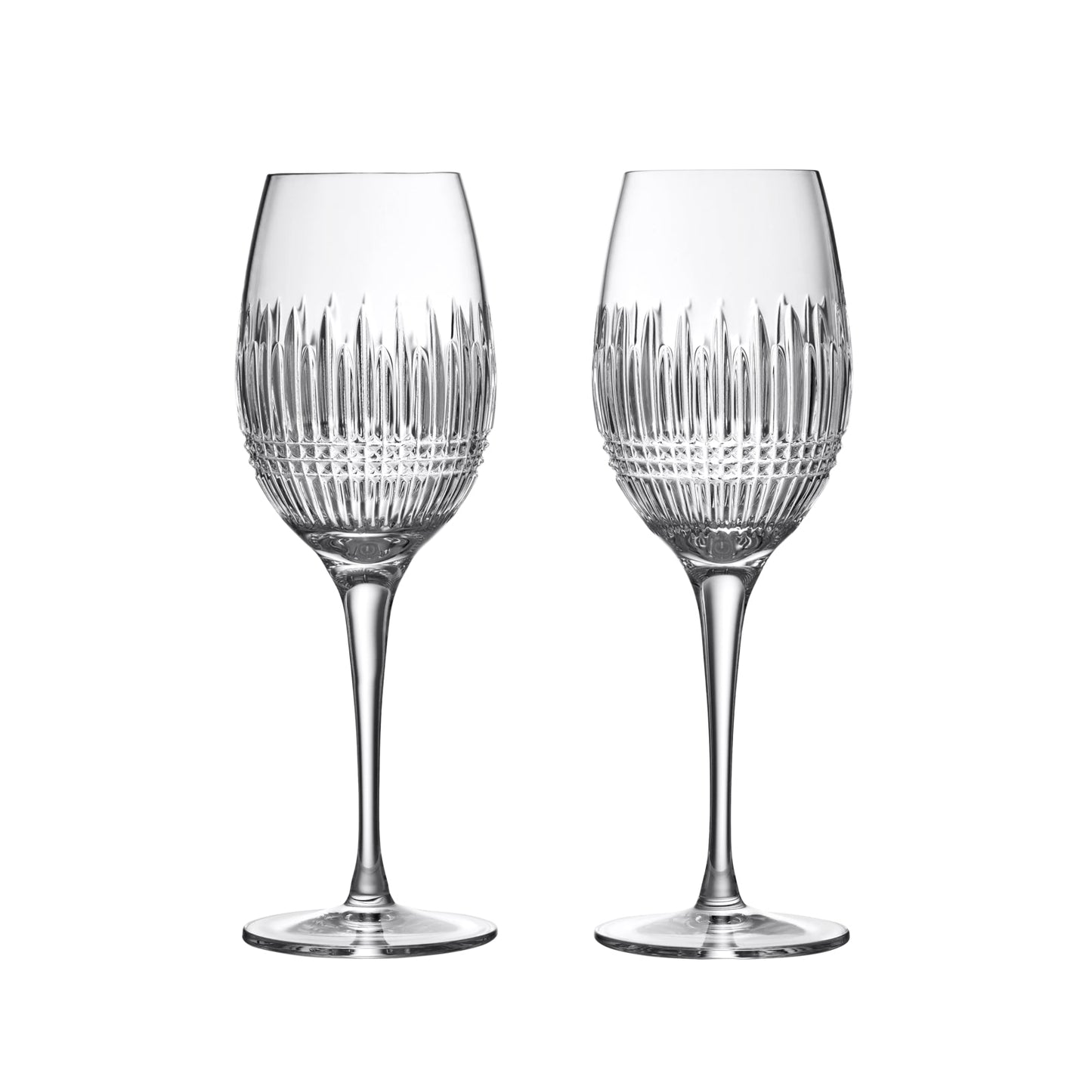 Waterford Crystal Lismore Diamond White Wine, Set of 2